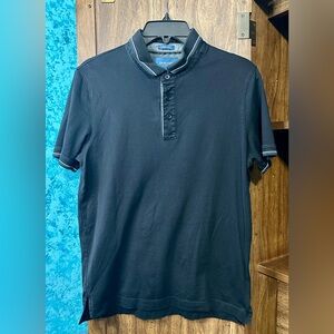 Men’s Fairlane Black Polo Top